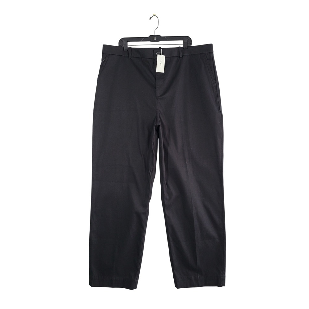 SPANX Stretch Twill Straight Leg Pants Womens 3X Tall Black 4-Way Stretch NWT